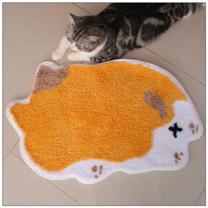 Cartoon Non-slip Floor Mats, Pet Carpets, Cat Mats, Sleeping Cat Cage Mats, Warm Cat Supplies null