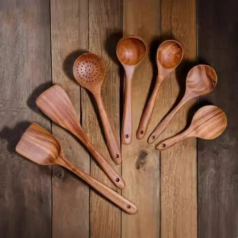 Wooden Spatula Cookware Kitchenware Set null