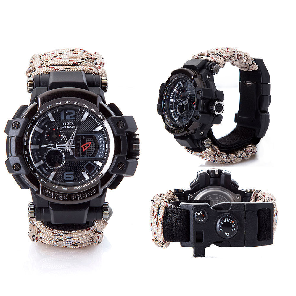 Outdoor survival waterproof multi-function watch null Outdoor survival waterproof multi-function watch