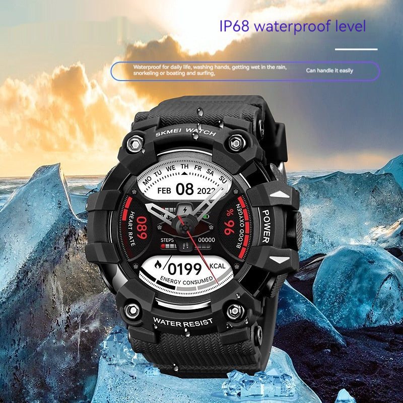 Intelligent Waterproof Student Double Luminous Men's Water-proof Watch null Intelligent Waterproof Student Double Luminous Men's Water-proof Watch