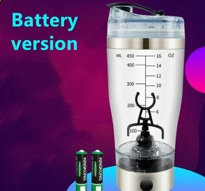 Electric Protein Shake Stirrer USB Shake Bottle Milk Coffee Blender Kettle Sports And Fitness Charging Electric Shaker Cup null