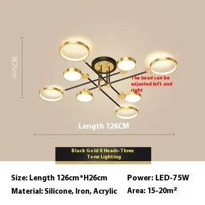 Led Lighting Chandelier Living Room Bedroom Lamps null