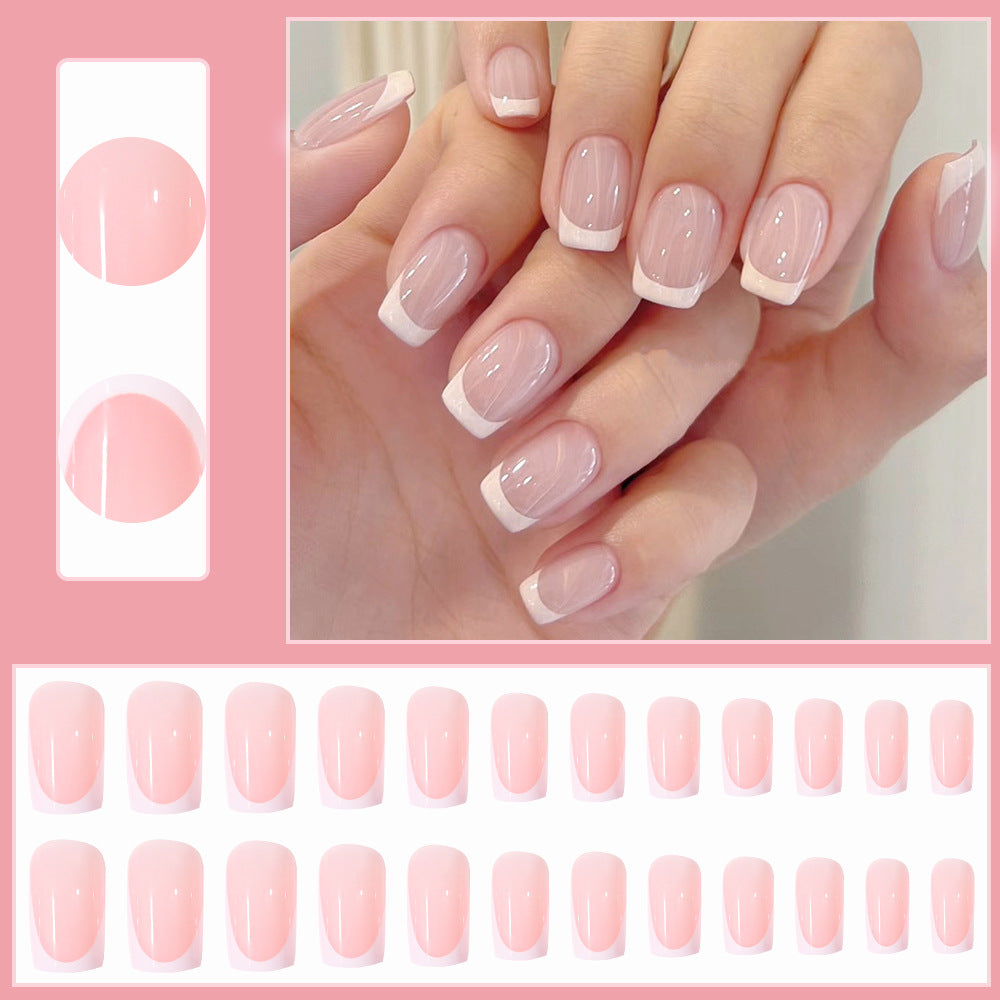 24 Pieces Nail Tips Square Short Simple Removable Boxed Fake Nails null 24 Pieces Nail Tips Square Short Simple Removable Boxed Fake Nails 24 Pieces Nail Tips Square Short Simple Removable Boxed Fake Nails