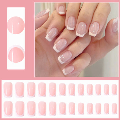 24 Pieces Nail Tips Square Short Simple Removable Boxed Fake Nails null 24 Pieces Nail Tips Square Short Simple Removable Boxed Fake Nails 24 Pieces Nail Tips Square Short Simple Removable Boxed Fake Nails