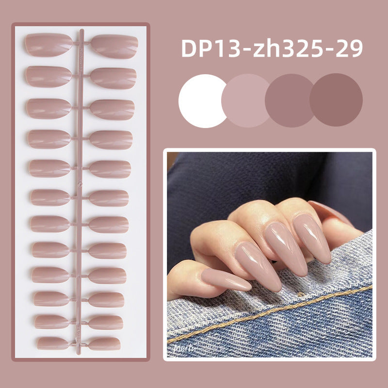 Long Round Glossy Solid Color Nail Patch Fake Nails 24 Pieces null Long Round Glossy Solid Color Nail Patch Fake Nails 24 Pieces Long Round Glossy Solid Color Nail Patch Fake Nails 24 Pieces