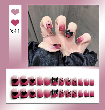 French Worn Removable Nails And Diamonds null French Worn Removable Nails And Diamonds French Worn Removable Nails And Diamonds