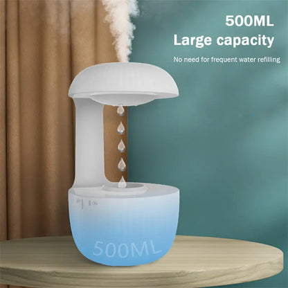 Anti-gravity Air Humidifier Mute Countercurrent Humidifier Levitating Water Drops Cool Mist Maker Fogger Relieve Fatigue null