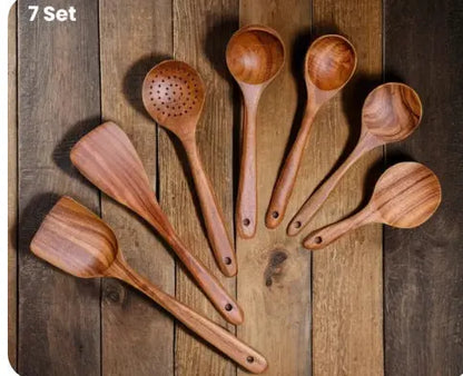 Wooden Spatula Cookware Kitchenware Set null