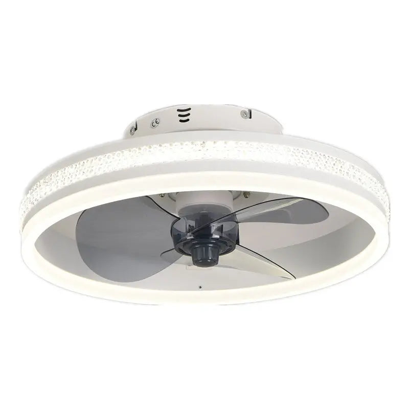 Bedroom Living Room Invisible LED Ceiling Ceiling Fan Lights null