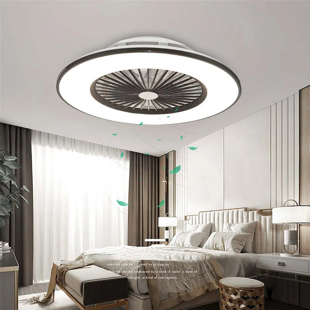 Smart Bedroom Ceiling Fan Lamp LED Ceiling Fan Lights null