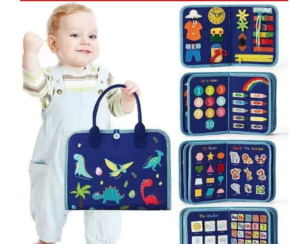 New Busy Book Children's Busy Board Dressing And Buttoning Learning Baby Early Education Preschool Sensory Learning Toy null