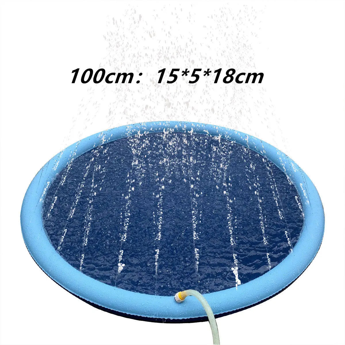 Non-Slip Splash Pad For Kids And Pet Dog Pool Summer Outdoor Water Toys Fun Backyard Fountain Play Mat null