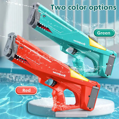 Automatic Electric Water Gun Toys Shark High Pressure Outdoor Summer Beach Toy Kids Water Fight Pool Party Water Toy null