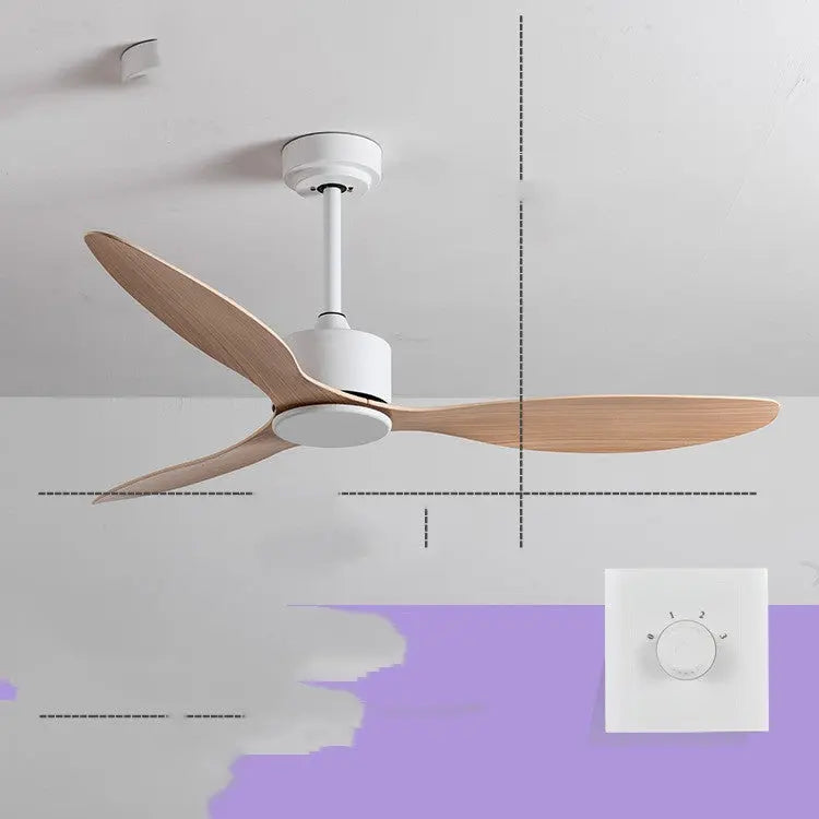 New Scandinavian Industrial Ceiling Fans Without Lights null