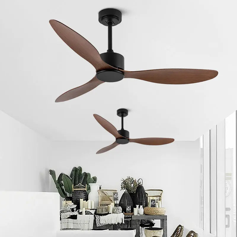 New Scandinavian Industrial Ceiling Fans Without Lights null