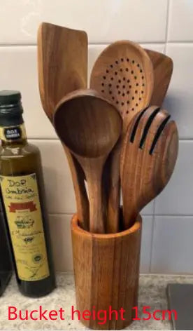 Wooden Spatula Cookware Kitchenware Set null