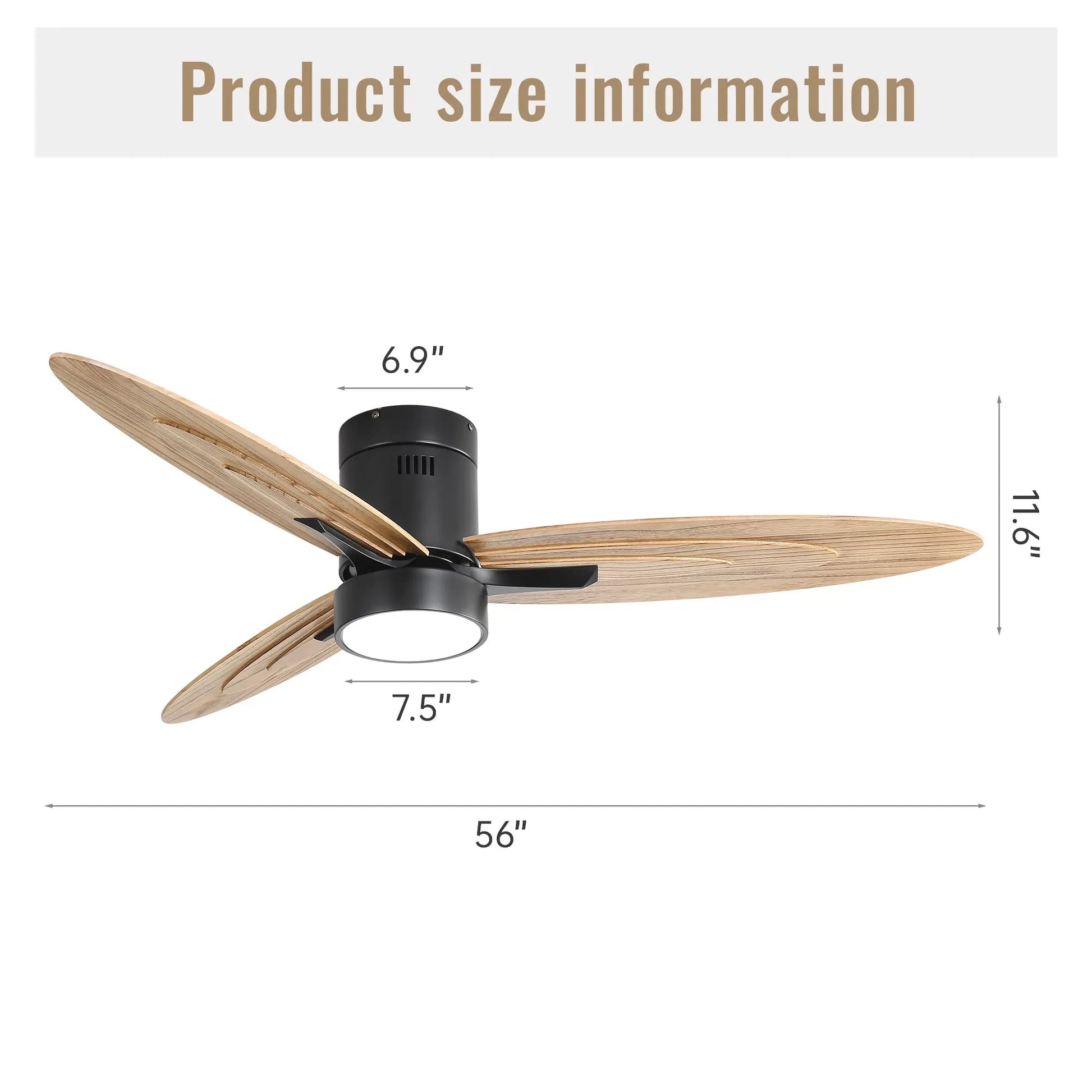 Metal And Wood Ceiling Fans null