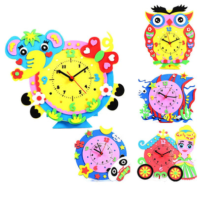 Handmade Materials Diy To Make Children's Creative Clocks null