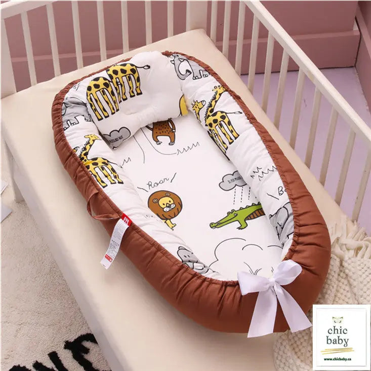 Baby Removable And Washable Bed Crib Portable Crib Travel Bed For Children Infant Kids Cotton Cradle null