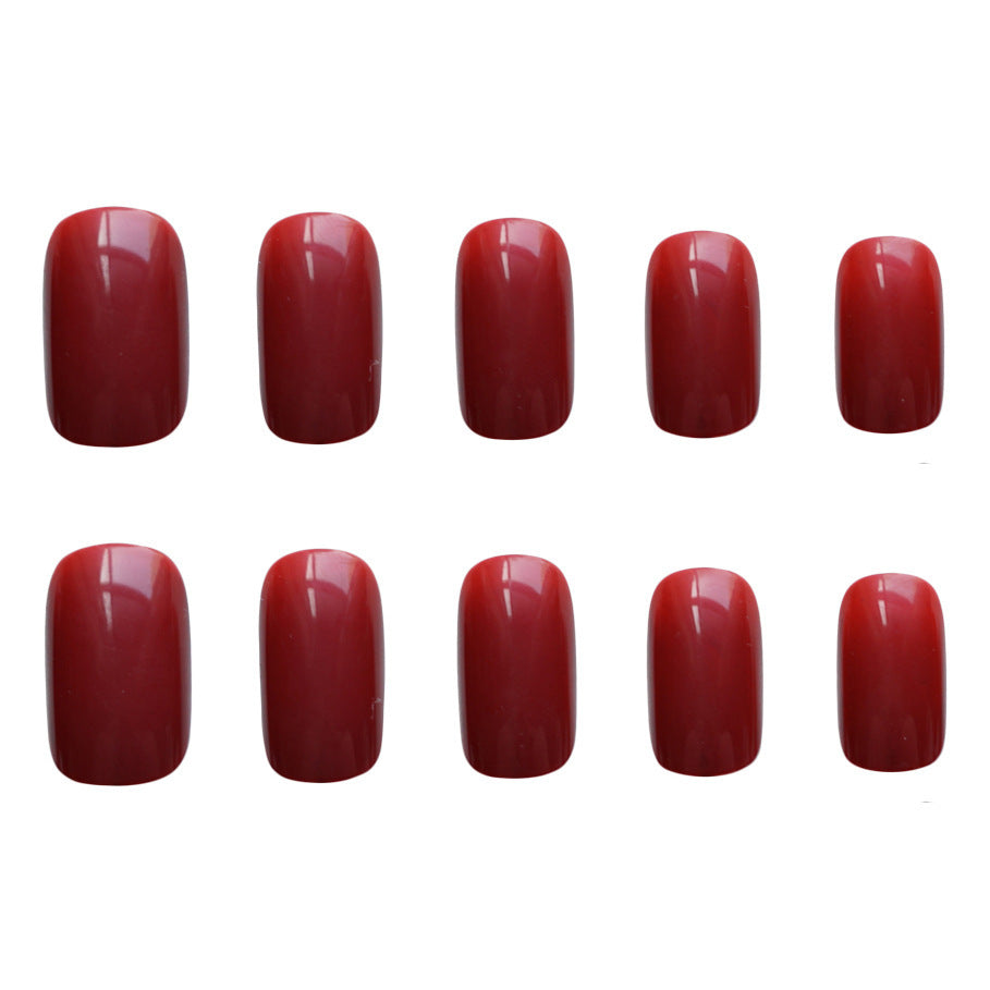 Jelly Red Fake Nails Wear Finished Product null Jelly Red Fake Nails Wear Finished Product Jelly Red Fake Nails Wear Finished Product