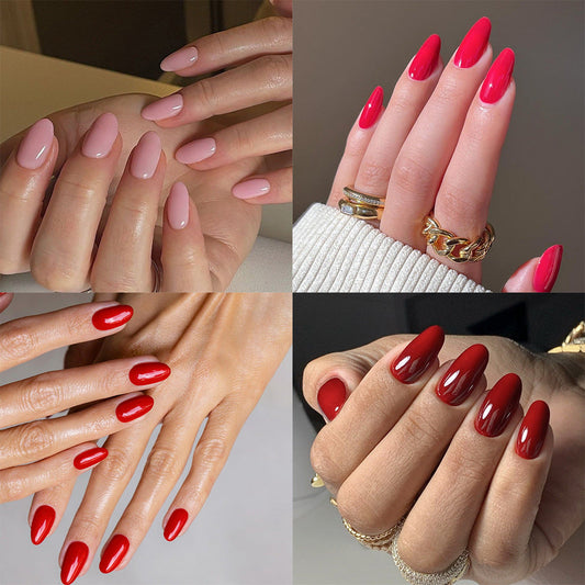 Women's Fashion Solid Color Simple Fake Nails null Women's Fashion Solid Color Simple Fake Nails Women's Fashion Solid Color Simple Fake Nails