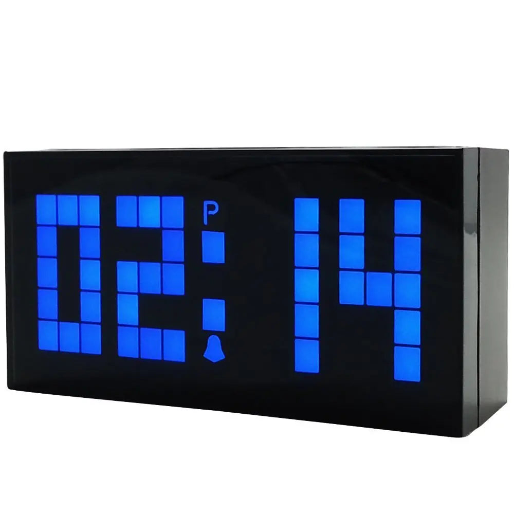 Electronic Alarm Clock Automatically Clocks The Wall Clock null