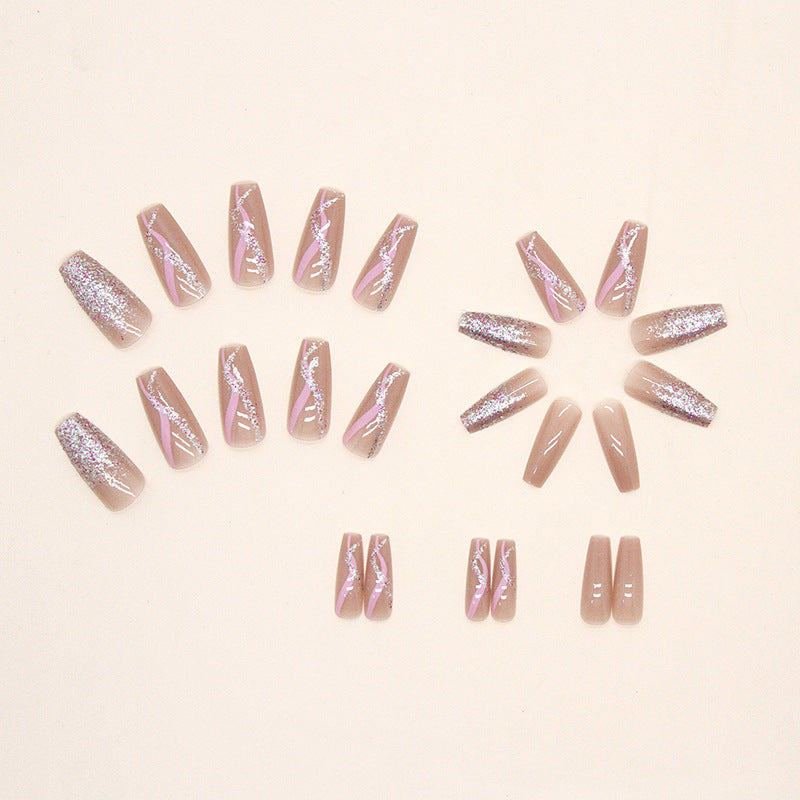 Fashion Mid-length Ballet Girl Fake Nails null Fashion Mid-length Ballet Girl Fake Nails Fashion Mid-length Ballet Girl Fake Nails