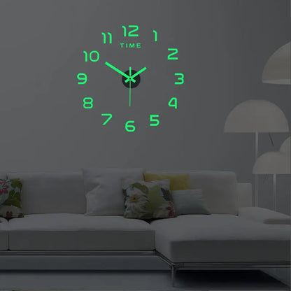 Acrylic Digital Decorative Wall Stickers Clocks null