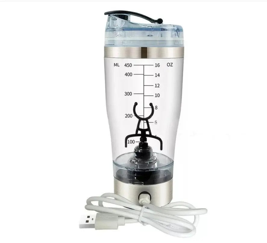 Electric Protein Shake Stirrer USB Shake Bottle Milk Coffee Blender Kettle Sports And Fitness Charging Electric Shaker Cup null