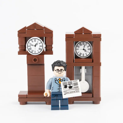 Furniture Decoration Printing Clocks Watches Clocks Building Scenes Small Particle Building Blocks null