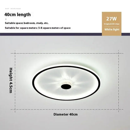 Bedroom Ceiling Lamp Simple Modern Ed Creative Lamps null