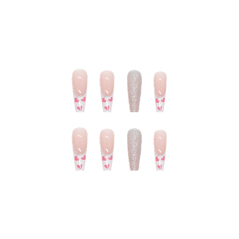 Wearable Finished Nail Beauty Love Fake Nails null Wearable Finished Nail Beauty Love Fake Nails Wearable Finished Nail Beauty Love Fake Nails