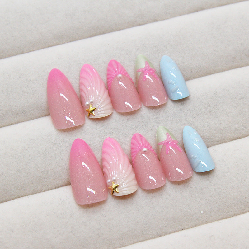 Summer Nail Stickers Removable Nail Fake Nails null Summer Nail Stickers Removable Nail Fake Nails Summer Nail Stickers Removable Nail Fake Nails