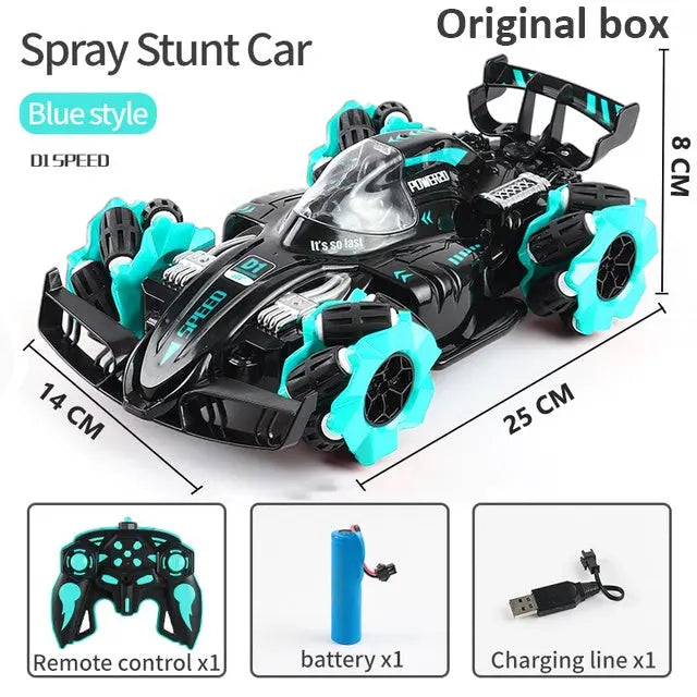 4WD Horizontal Drift Spray Stunt RC Car Toy null