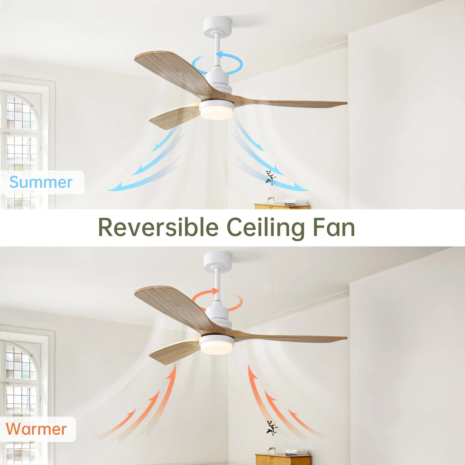 Metal And Wood Ceiling Fans null