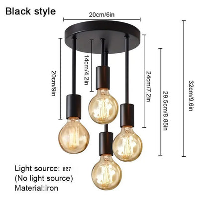 Simple Ceiling Three-end Ceiling Lamp null