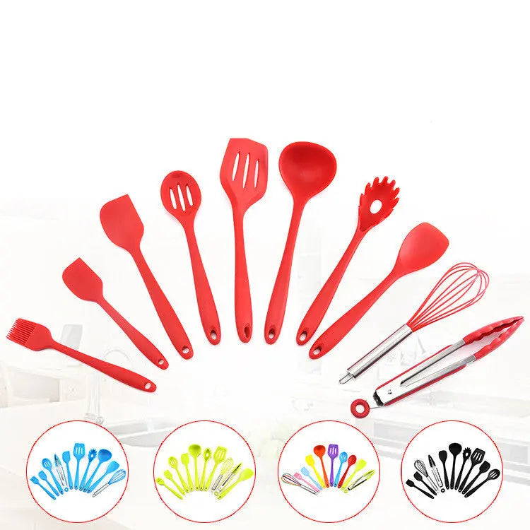 Silicone Kitchenware Set Baking 10 Piece Set null