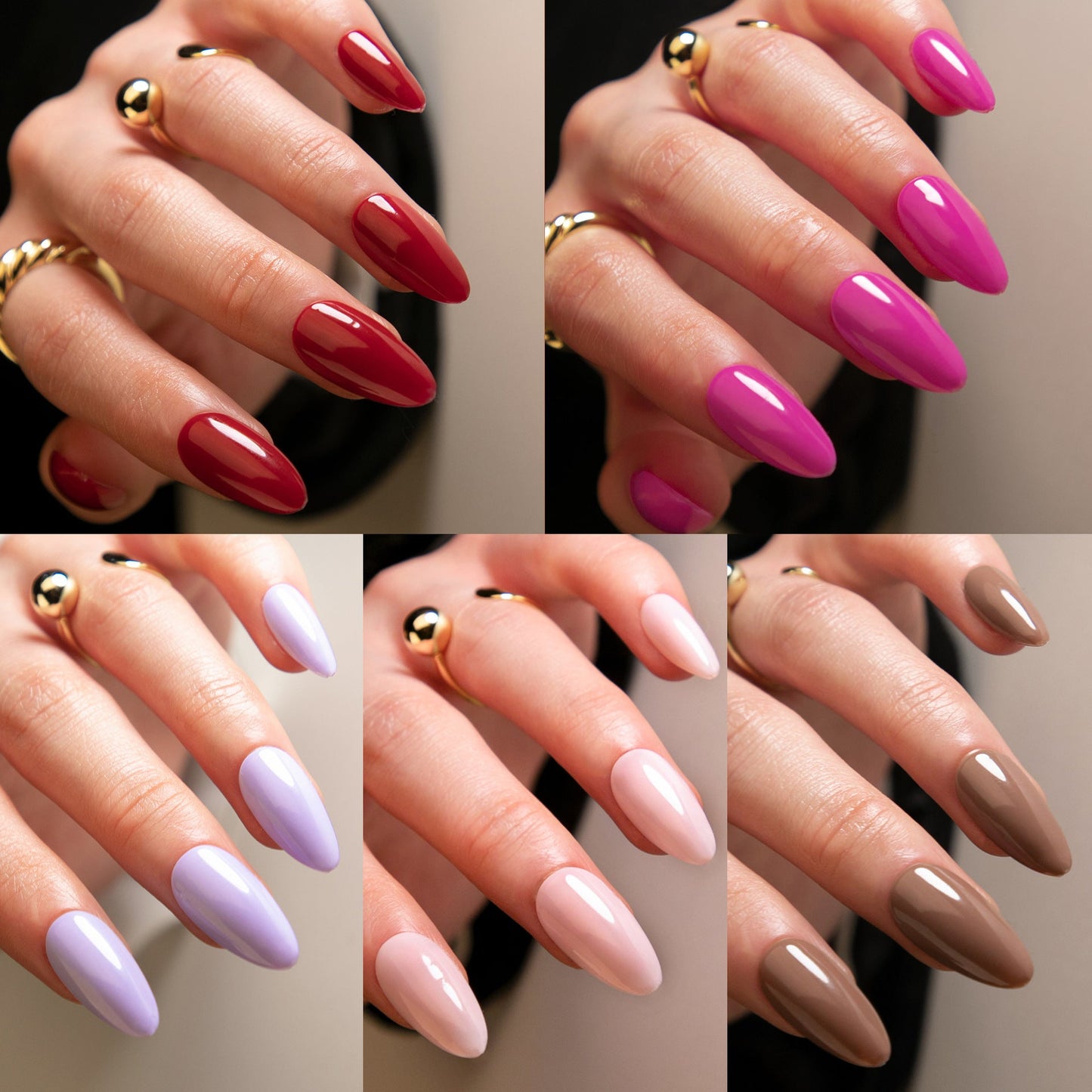 Pure Color Manicure Fake Nails Almond Glossy Wearable null Pure Color Manicure Fake Nails Almond Glossy Wearable Pure Color Manicure Fake Nails Almond Glossy Wearable