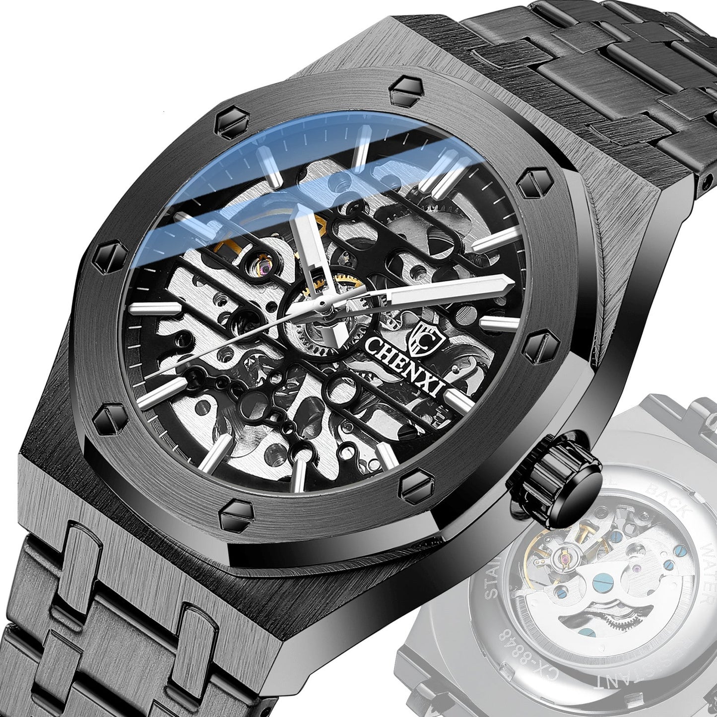 Men's High-end Skeleton Automatic Mechanical Watch null Men's High-end Skeleton Automatic Mechanical Watch