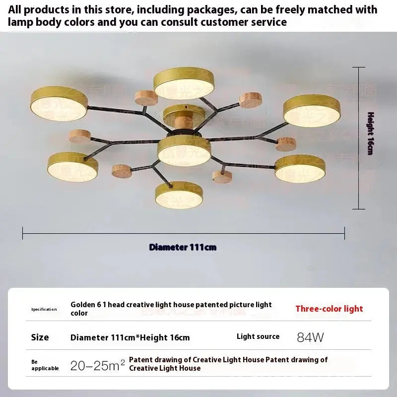 Living Room Ceiling Lamp Modern Minimalist Creative Lamps null