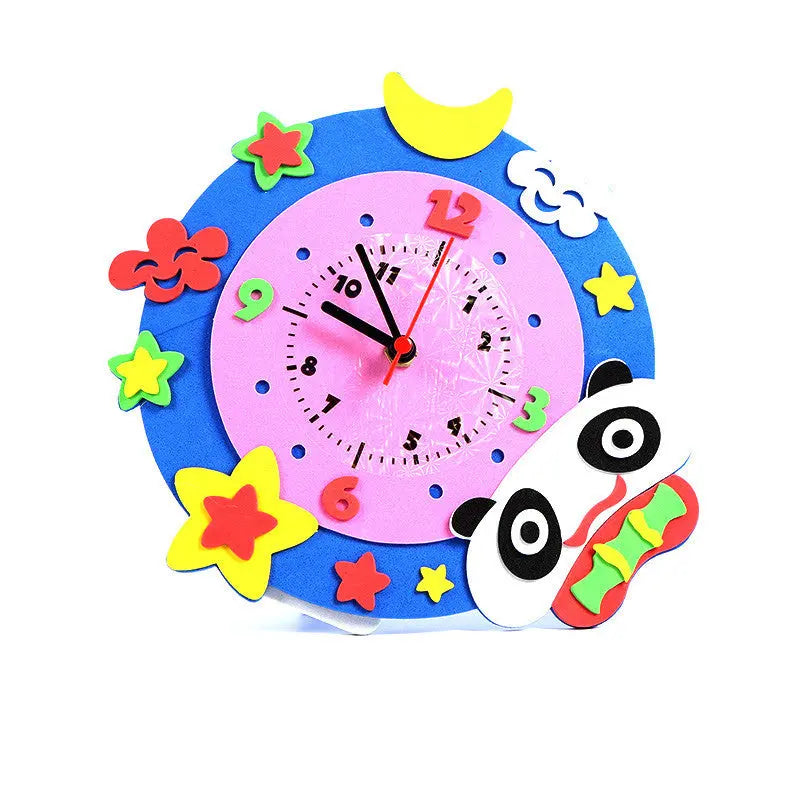 Handmade Materials Diy To Make Children's Creative Clocks null