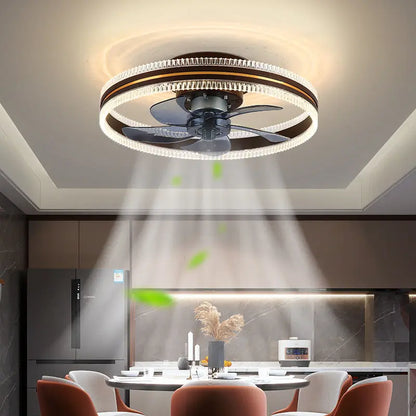 Ceiling Fan Home Integrated Invisible Ceiling Fan Light null