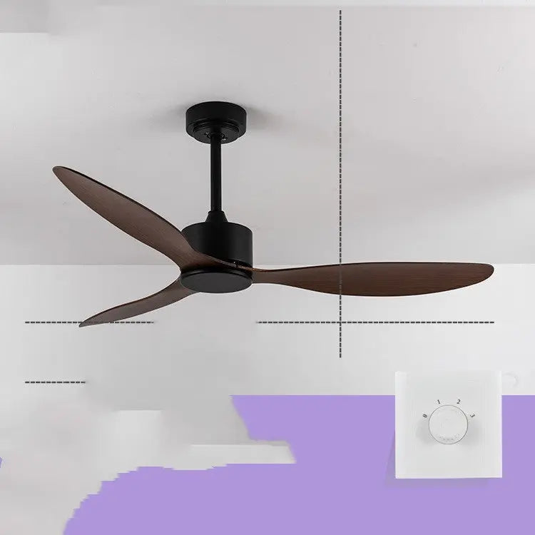 New Scandinavian Industrial Ceiling Fans Without Lights null