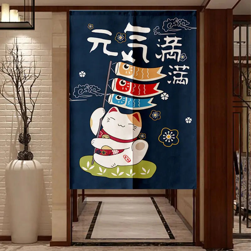 Kitchen Partition Porch Feng Shui Lucky Curtain null