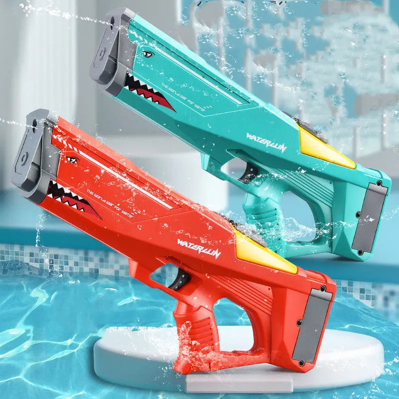 Automatic Electric Water Gun Toys Shark High Pressure Outdoor Summer Beach Toy Kids Water Fight Pool Party Water Toy null