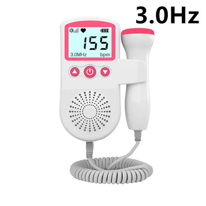 Fetal Heart Rate Monitor Home Pregnancy Baby Fetal Sound Heart Rate Detector null