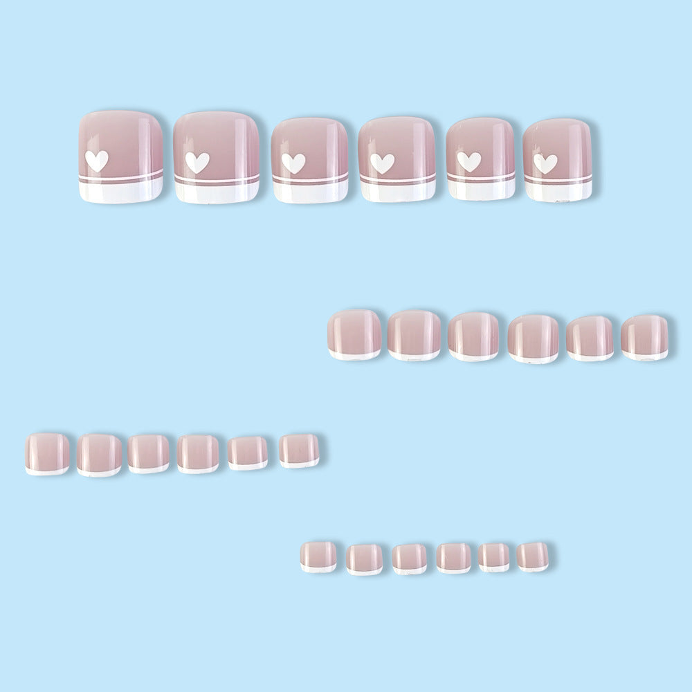 24PCs Fake Nails French Square Nude Natural null 24PCs Fake Nails French Square Nude Natural 24PCs Fake Nails French Square Nude Natural