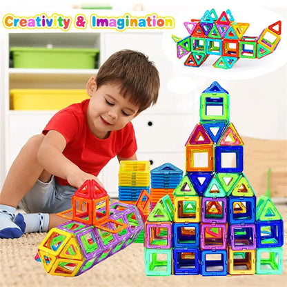 Magnetic Building Blocks DIY Magnets Toys For Kids Designer Construction Set Gifts For Children Toys null