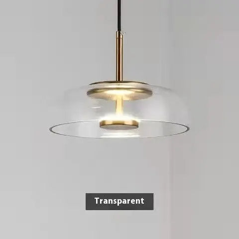 Simple Single-head Droplight Bedside Glass Lamps null