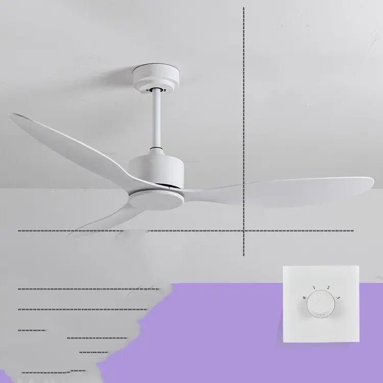 New Scandinavian Industrial Ceiling Fans Without Lights null